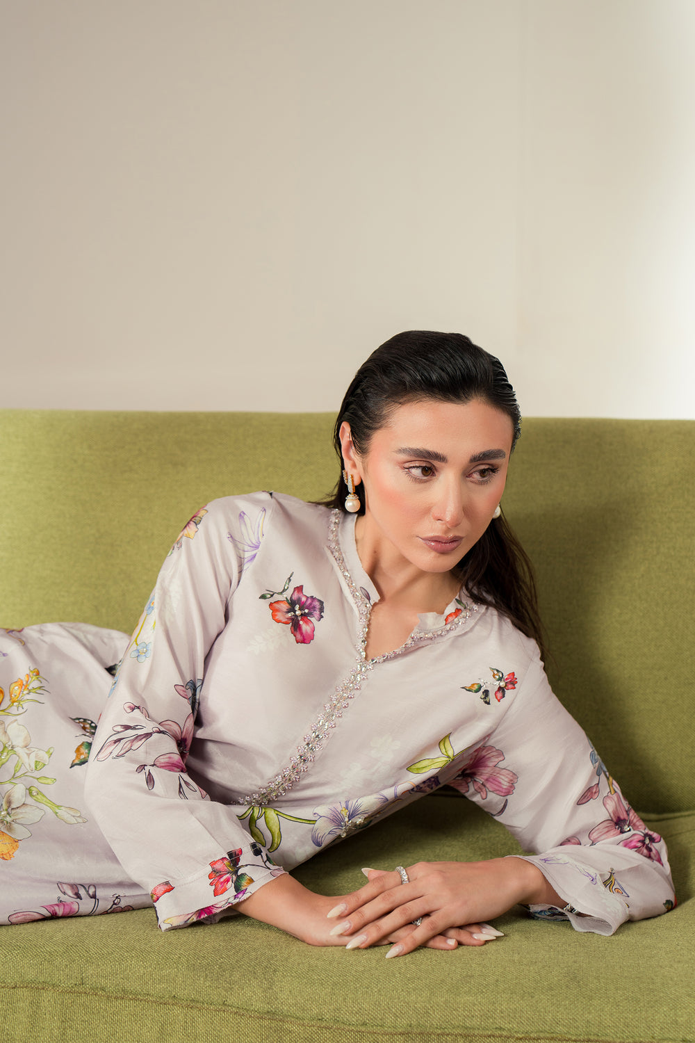 Floral Pastel Cord Set