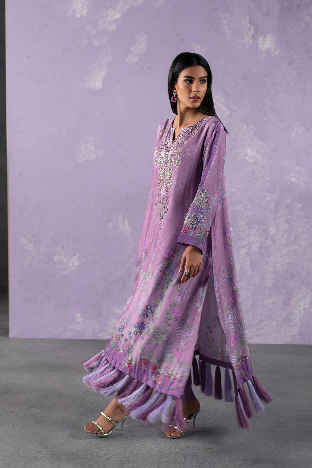 Iris tassel kaftan
